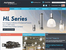 Tablet Screenshot of pathwaylighting.com